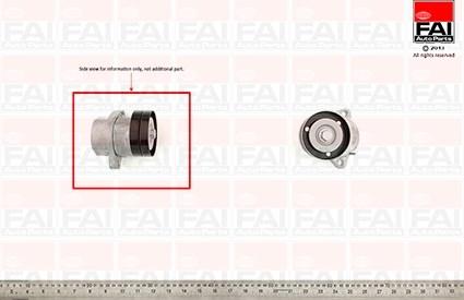 FAI AutoParts T1009 - Įtempiklio svirtis, V formos diržas autoreka.lt