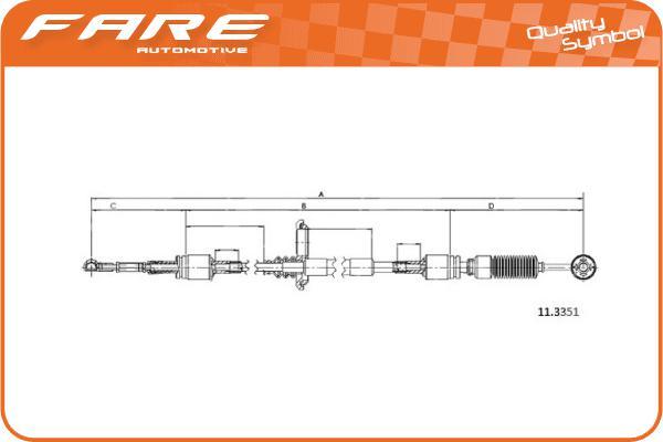 FARE SA 29571 - Trosas, neautomatinė transmisija autoreka.lt