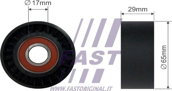 Fast FT44554 - Kreipiantysis skriemulys, V formos rumbuotas diržas autoreka.lt