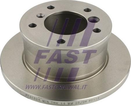Fast FT31526 - Stabdžių diskas autoreka.lt