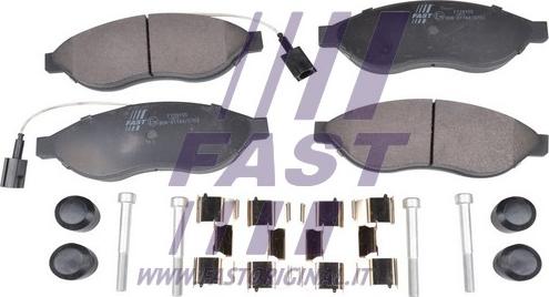 Fast FT29155 - Stabdžių trinkelių rinkinys, diskinis stabdys autoreka.lt
