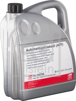 Febi Bilstein 100708 - Alyva, automatinė pavarų dėžė autoreka.lt