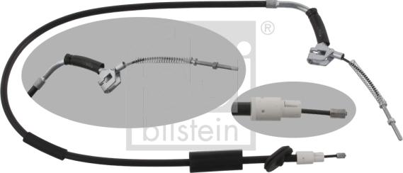 Febi Bilstein 34913 - Trosas, stovėjimo stabdys autoreka.lt