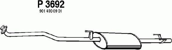 Fenno P3692 - Priekinis duslintuvas autoreka.lt