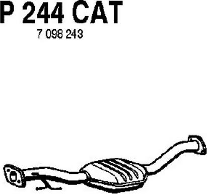 Fenno P244CAT - Katalizatoriaus keitiklis autoreka.lt