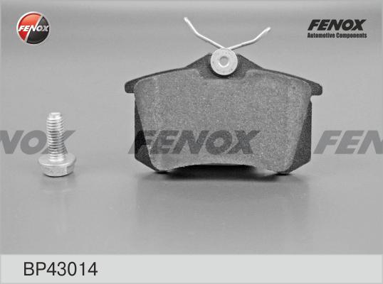 Fenox BP43014 - Stabdžių trinkelių rinkinys, diskinis stabdys autoreka.lt
