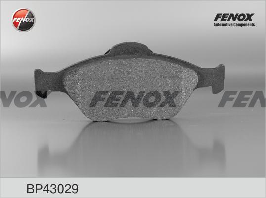 Fenox BP43029 - Stabdžių trinkelių rinkinys, diskinis stabdys autoreka.lt