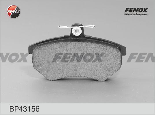 Fenox BP43156 - Stabdžių trinkelių rinkinys, diskinis stabdys autoreka.lt