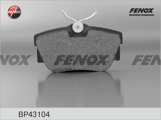 Fenox BP43104 - Stabdžių trinkelių rinkinys, diskinis stabdys autoreka.lt