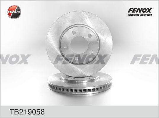 Fenox TB219058 - Stabdžių diskas autoreka.lt