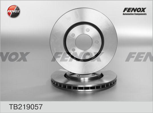Fenox TB219057 - Stabdžių diskas autoreka.lt