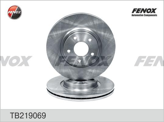 Fenox TB219069 - Stabdžių diskas autoreka.lt