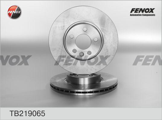 Fenox TB219065 - Stabdžių diskas autoreka.lt