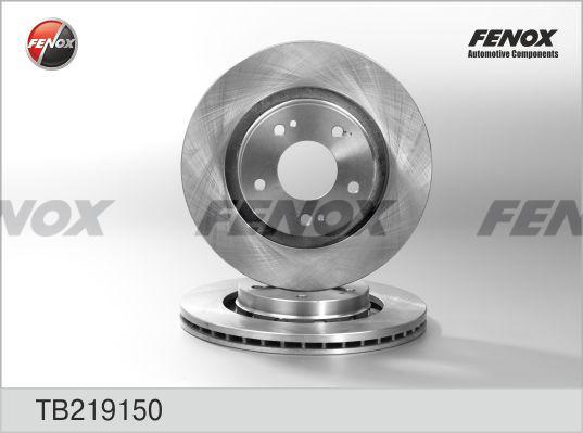 Fenox TB219150 - Stabdžių diskas autoreka.lt