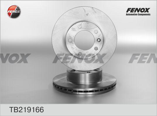 Fenox TB219166 - Stabdžių diskas autoreka.lt