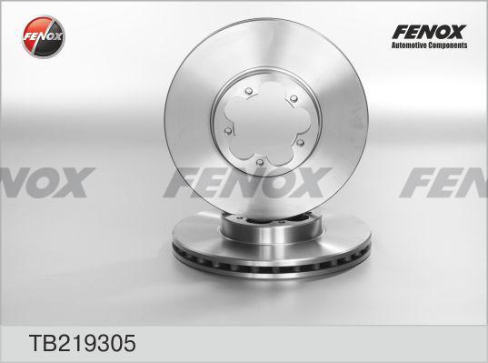 Fenox TB219305 - Stabdžių diskas autoreka.lt
