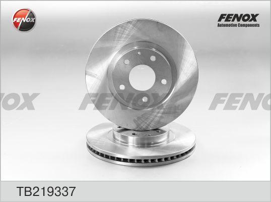 Fenox TB219337 - Stabdžių diskas autoreka.lt