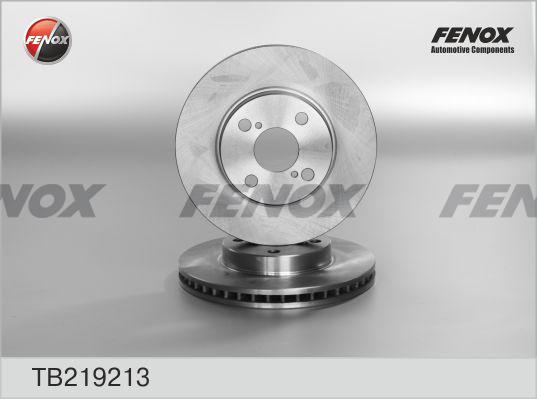Fenox TB219213 - Stabdžių diskas autoreka.lt