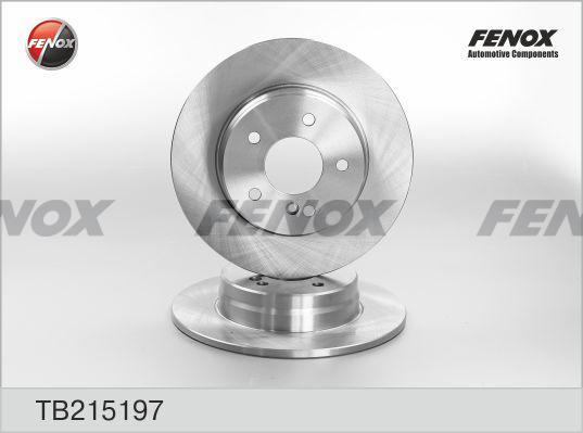 Fenox TB215197 - Stabdžių diskas autoreka.lt