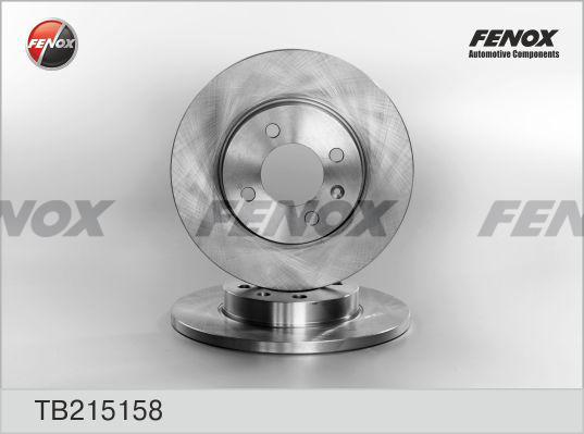 Fenox TB215158 - Stabdžių diskas autoreka.lt