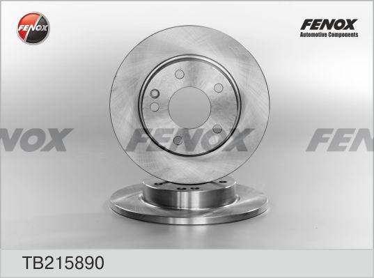 Fenox TB215890 - Stabdžių diskas autoreka.lt