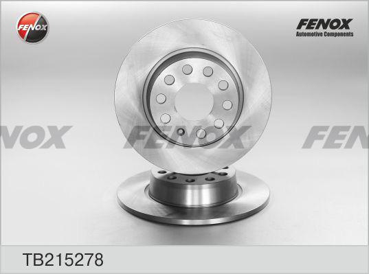Fenox TB215278 - Stabdžių diskas autoreka.lt