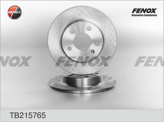 Fenox TB215765 - Stabdžių diskas autoreka.lt