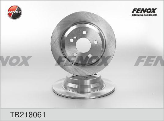 Fenox TB218061 - Stabdžių diskas autoreka.lt