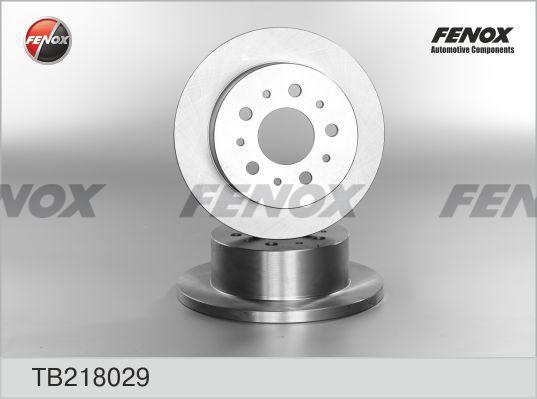 Fenox TB218029 - Stabdžių diskas autoreka.lt