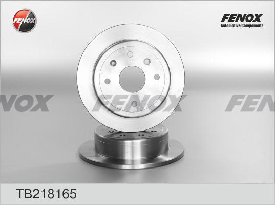 Fenox TB218165 - Stabdžių diskas autoreka.lt