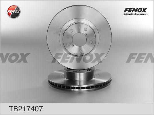 Fenox TB217407 - Stabdžių diskas autoreka.lt