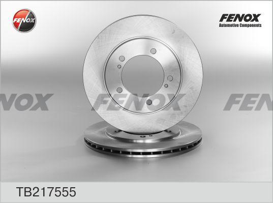 Fenox TB217555 - Stabdžių diskas autoreka.lt