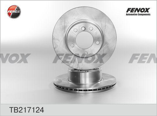 Fenox TB217124 - Stabdžių diskas autoreka.lt