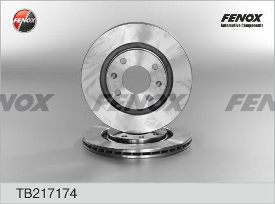 Fenox TB217174 - Stabdžių diskas autoreka.lt
