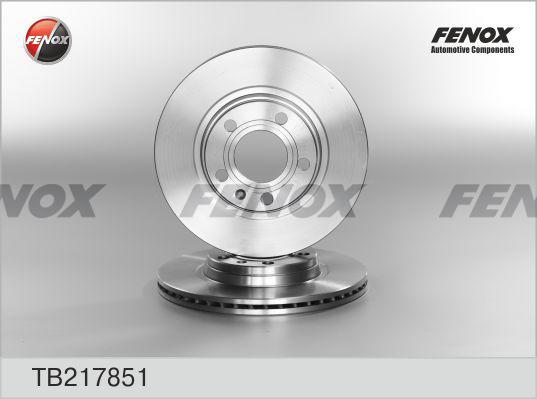 Fenox TB217851 - Stabdžių diskas autoreka.lt