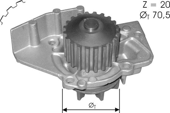 FERRON TOP12600003 - Vandens siurblys autoreka.lt