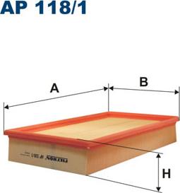 Filtron AP118/1 - Oro filtras autoreka.lt