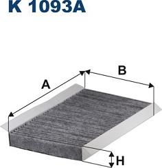 Filtron K1093A - Filtras, salono oras autoreka.lt