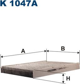 Filtron K1047A - Filtras, salono oras autoreka.lt