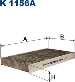 Filtron K1156A - Filtras, salono oras autoreka.lt