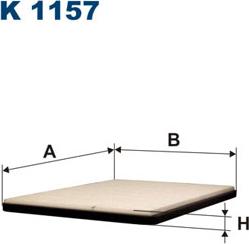 Filtron K1157 - Filtras, salono oras autoreka.lt