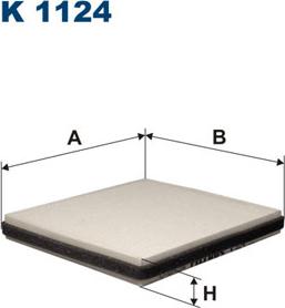 Filtron K1124 - Filtras, salono oras autoreka.lt