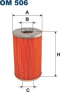 Filtron OM506 - Alyvos filtras autoreka.lt