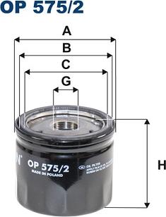 Filtron OP575/2 - Alyvos filtras autoreka.lt