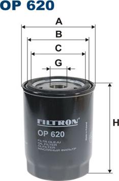 Filtron OP620 - Alyvos filtras autoreka.lt