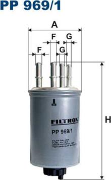 Filtron PP969/1 - Kuro filtras autoreka.lt