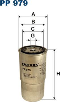 Filtron PP979 - Kuro filtras autoreka.lt