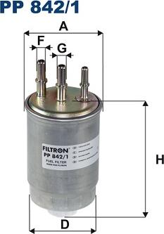 Filtron PP 842/1 - Kuro filtras autoreka.lt