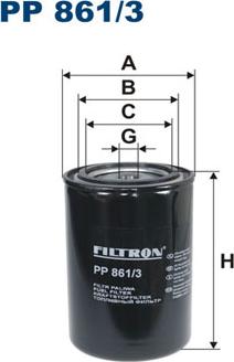 Filtron PP861/3 - Kuro filtras autoreka.lt