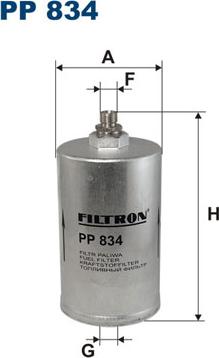 Filtron PP834 - Kuro filtras autoreka.lt